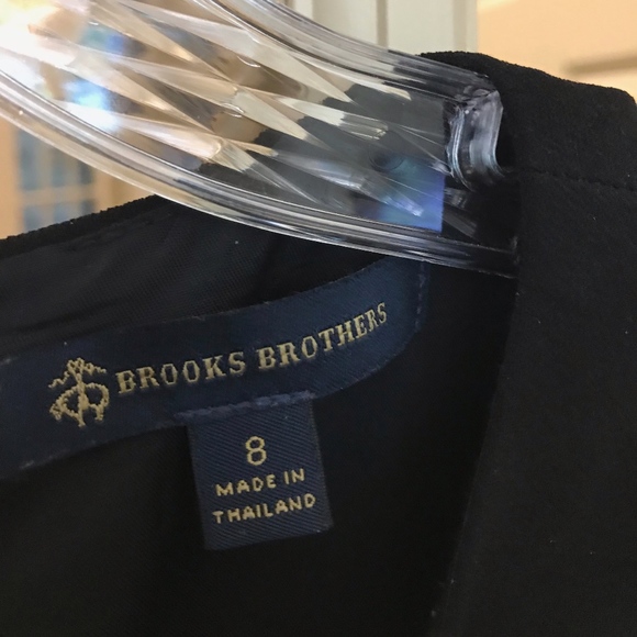 Brooks Brothers Black Dress with Skater Skirt - Picture 3 of 4